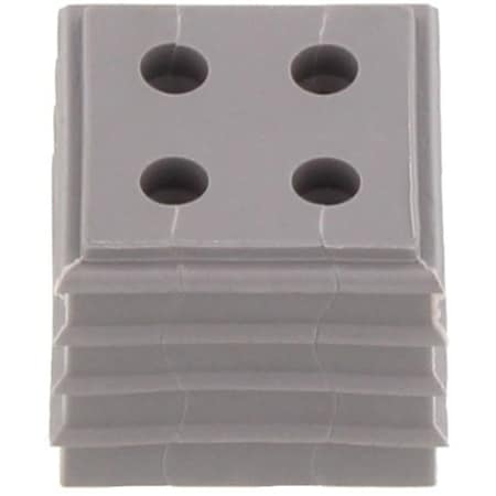 Conta-Clip Seal, 17.7 mm. H x 20.3 mm. W x 20.3 mm. L, Thermoplastic Elastomer 28598.6